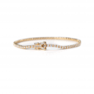 18K auksinė apyrankė "Tennis" su briliantais 3,15 ct