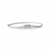 14K auksinė apyrankė "Tennis" su briliantais 1,53 ct