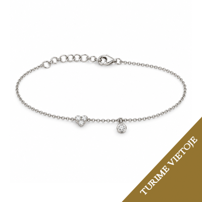 Apyrankė su briliantais "Margo" 0,12 ct