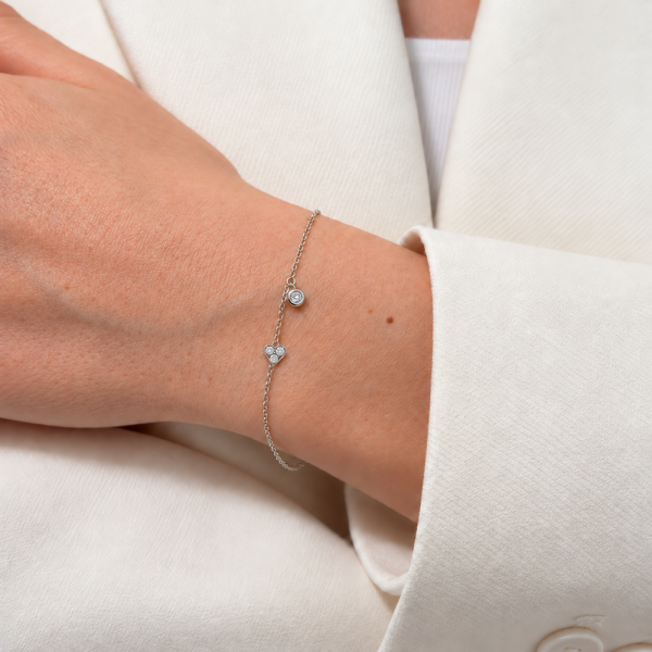 Apyrankė su briliantais "Margo" 0,12 ct