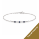 Apyrankė su safyrais "Doriana" 0,06 ct