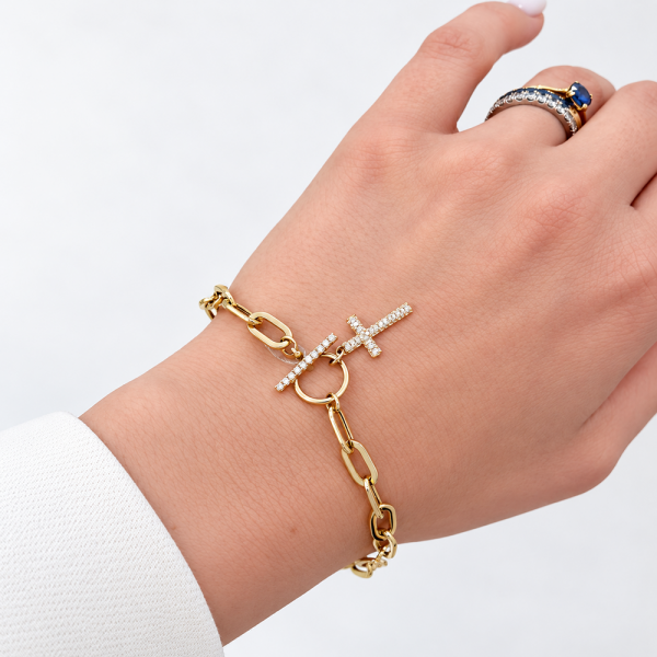 Apyrankė su briliantais "Bellune" 0,24 ct