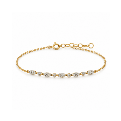 Apyrankė su briliantais "Jolie" 0,13 ct