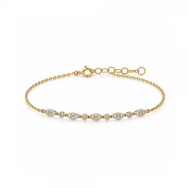 Apyrankė su briliantais "Jolie" 0,13 ct
