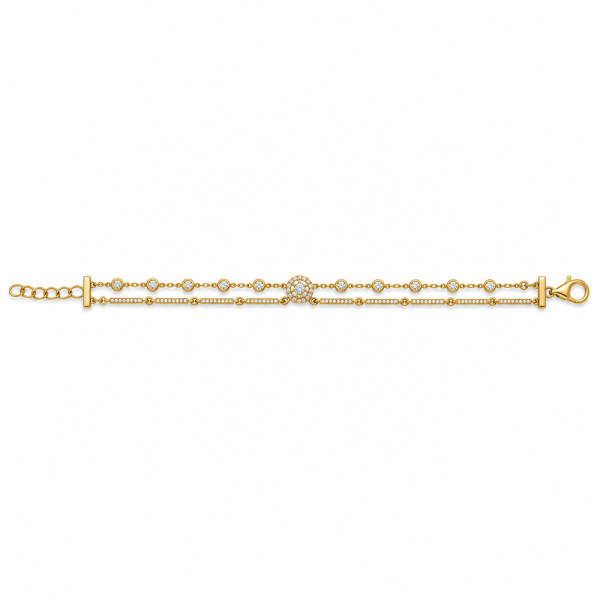 Apyrankė su briliantais "Mirabelle" 0,89 ct