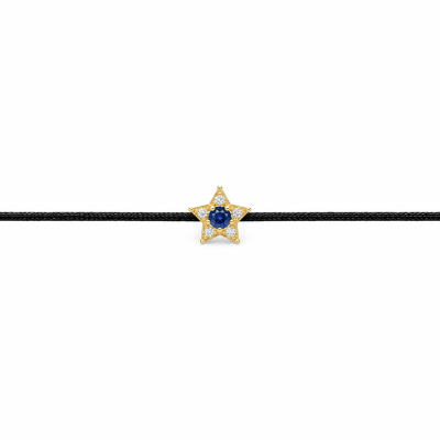 Siūlo apyrankė su Safyru "Star" 0,07 ct 