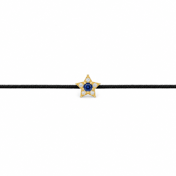 Siūlo apyrankė su Safyru "Star" 0,07 ct 