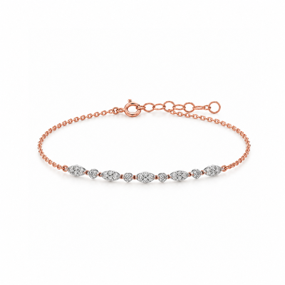 Apyrankė su briliantais "Jolie" 0,12 ct