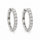 Auskarai su briliantais "Hoop" 0,61 ct