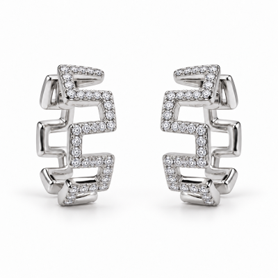 Auskarai su briliantais "Elys" 0,18 ct