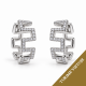 Auskarai su briliantais "Elys" 0,18 ct