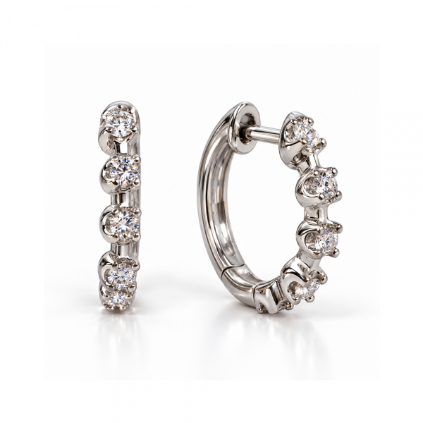Auskarai su briliantais "Esteri" 0,13 ct