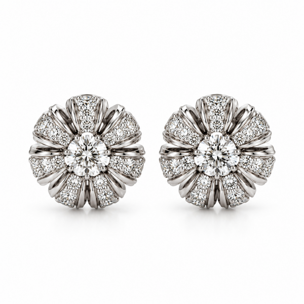 Auskarai su briliantais "Floris" 0,20 ct