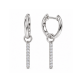 Auskarai su briliantais "Hoshi" 0,05 ct