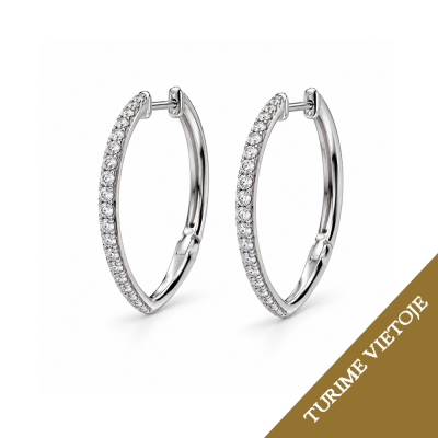 Auskarai su briliantais "Vittoria" 0,36 ct