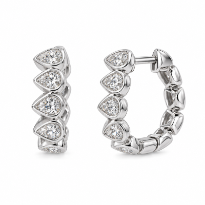 Auskarai su briliantais "Lisette" 0,26 ct