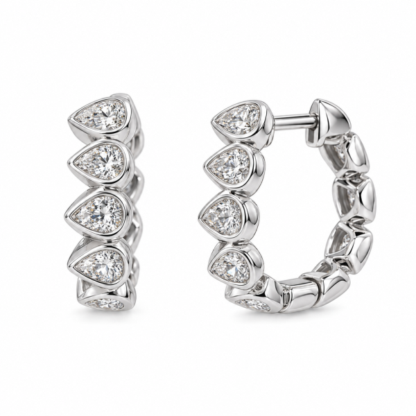 Auskarai su briliantais "Lisette" 0,26 ct