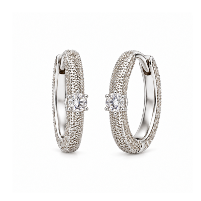 Auskarai su briliantais "Alcor" 0,17 ct