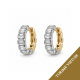 Auskarai su briliantais "Evren" 0,37 ct