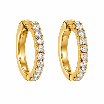 Auskarai su briliantais "Isara" 0,24 ct