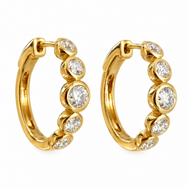 Auskarai su briliantais "Diane" 1,05 ct