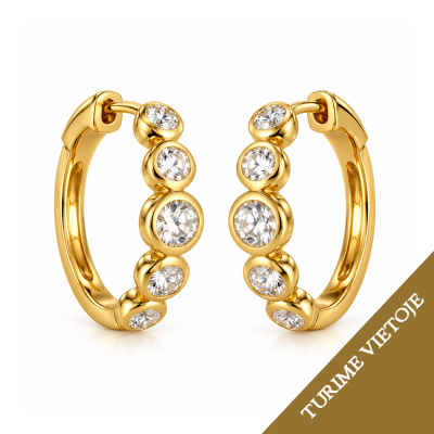 Auskarai su briliantais "Diane" 1,05 ct