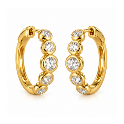 Auskarai su briliantais "Diane" 1,05 ct