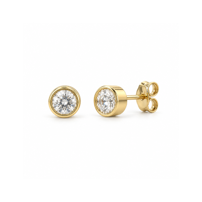 Auskarai su briliantais "Paloma" 0,22 ct