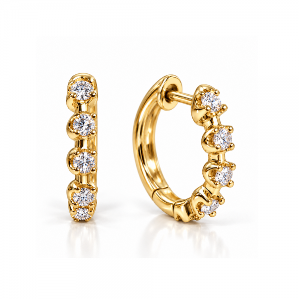 Auskarai su briliantais "Esteri" 0,13 ct