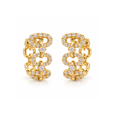 Auskarai su briliantais "Lilla" 0,23 ct