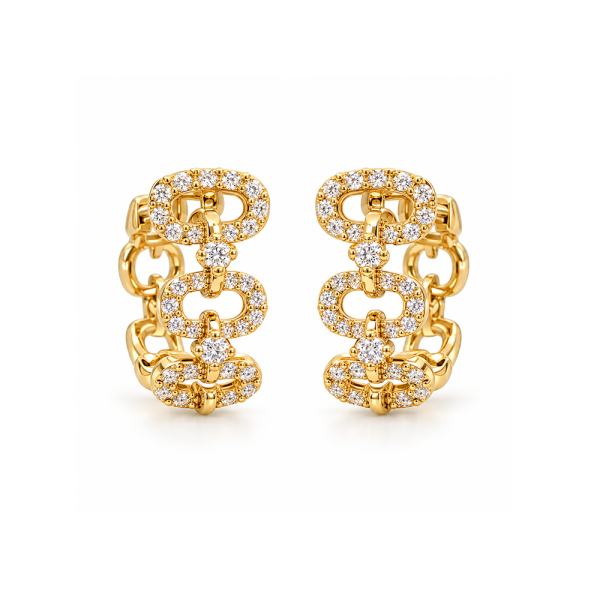 Auskarai su briliantais "Lilla" 0,23 ct