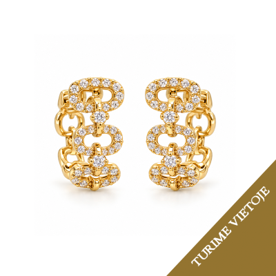 Auskarai su briliantais "Lilla" 0,23 ct