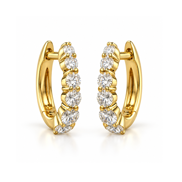 Auskarai su briliantais "Rhea" 0,41 ct