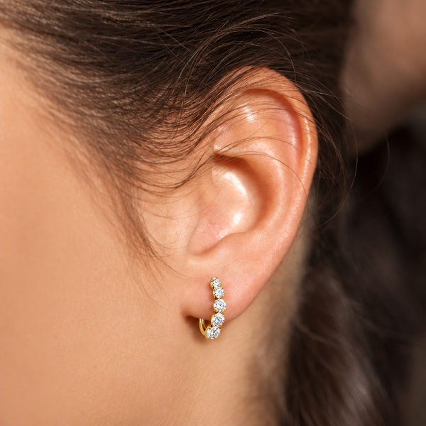 Auskarai su briliantais "Rhea" 0,41 ct