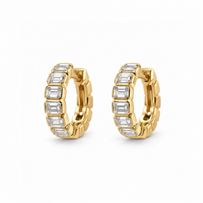 Auskarai su briliantais "Evren" 0,39 ct