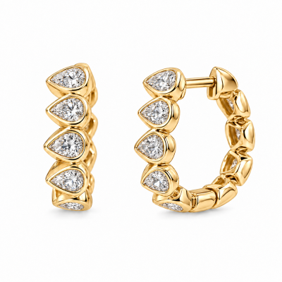 Auskarai su briliantais "Lisette" 0,25 ct