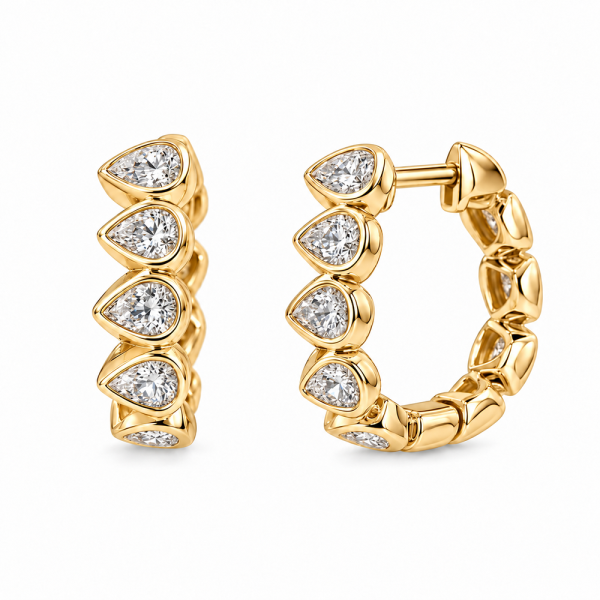 Auskarai su briliantais "Lisette" 0,25 ct