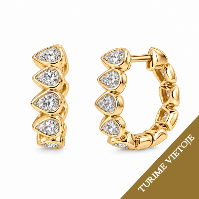 Auskarai su briliantais "Lisette" 0,25 ct