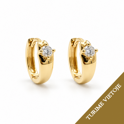 Auskarai su briliantais "Ardea" 0,19 ct