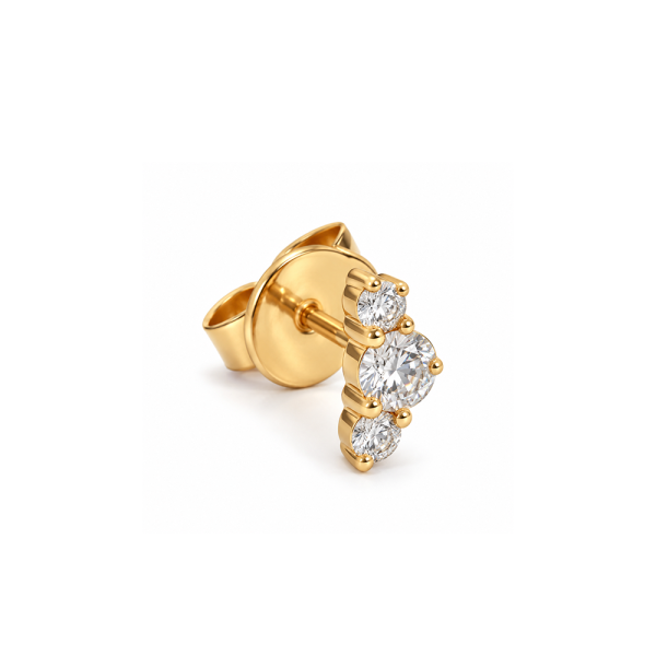 0,08 ct auskaras (1 vnt.) su briliantais "Nysa"