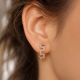 Auskarai su briliantais "Elys" 0,18 ct