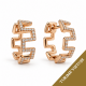 Auskarai su briliantais "Elys" 0,18 ct