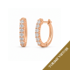 Auskarai su briliantais "Lisette" 0,17 ct