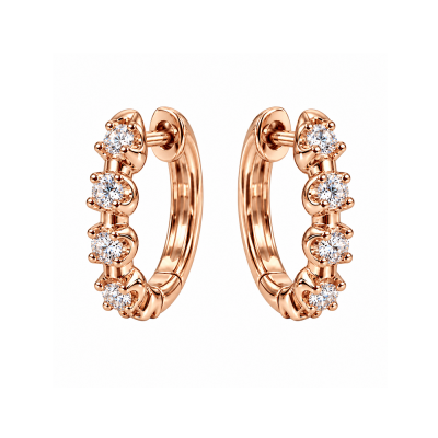 Auskarai su briliantais "Esteri" 0,13 ct