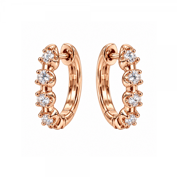 Auskarai su briliantais "Esteri" 0,13 ct