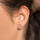 Auskarai su briliantais "Fiorella" 0,22 ct
