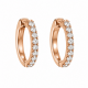 Auskarai su briliantais "Isara" 0,24 ct