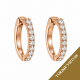Auskarai su briliantais "Isara" 0,24 ct
