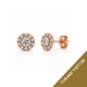 Auskarai su briliantais "Melia" 0,15 ct