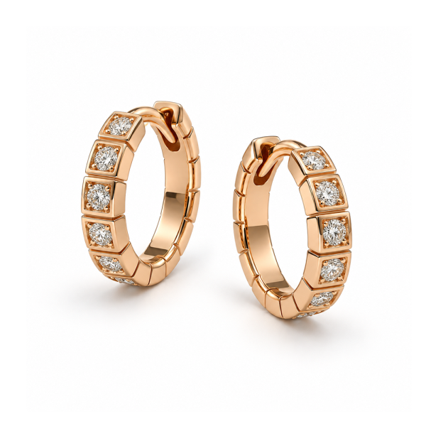 Auskarai su briliantais "Riel" 0,17 ct